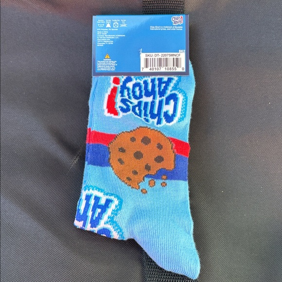 Chips Ahoy! Blue Crew Socks - Picture 2 of 2